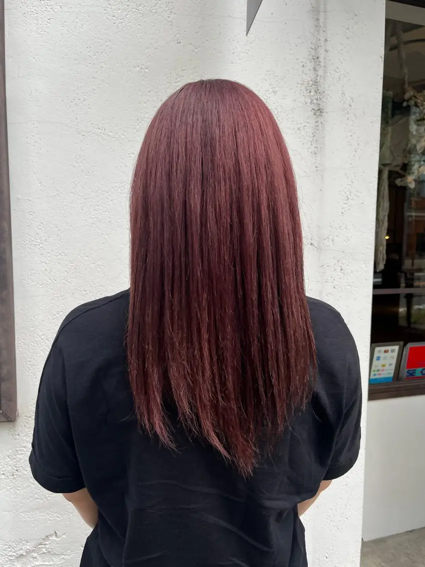 ロング カラー ヘアカラー 韓国好き🇰🇷 美容師MIKUのヘアスタイル