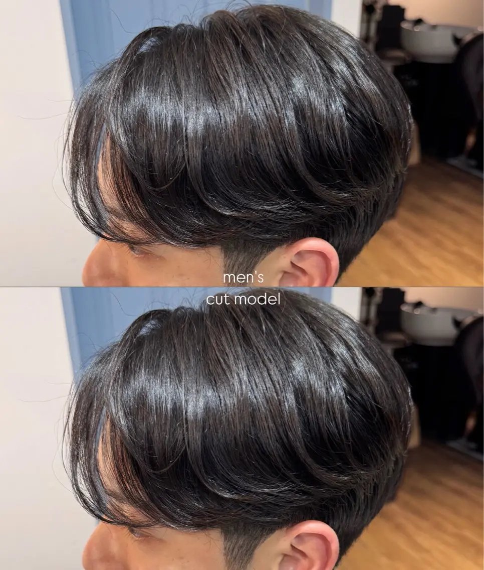 メンズ カット saki|大名 パーマ|ハイトーンのヘアスタイル
