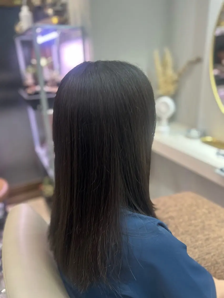 セミロング カット ヘアカラー 池田 太一のヘアスタイル