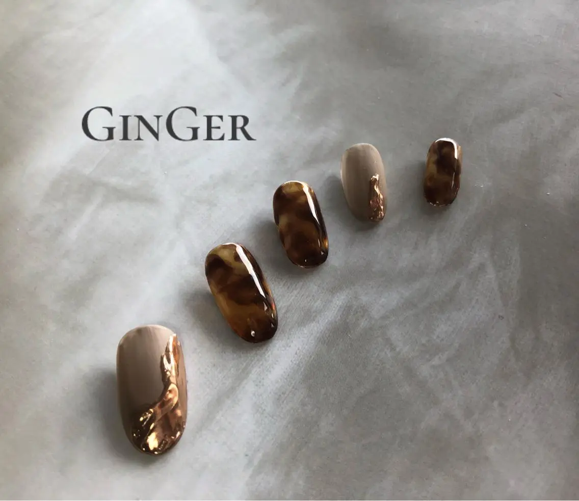 ネイル フットネイル ginger nail&spaのネイルデザイン