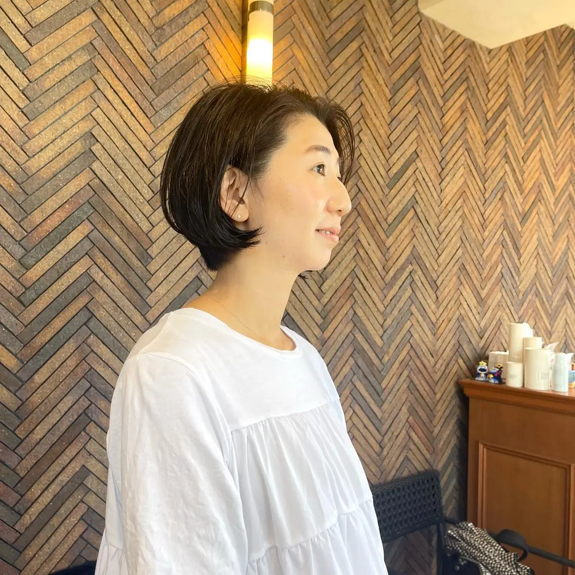 ショート カラー 黒崎 勝巳のヘアスタイル