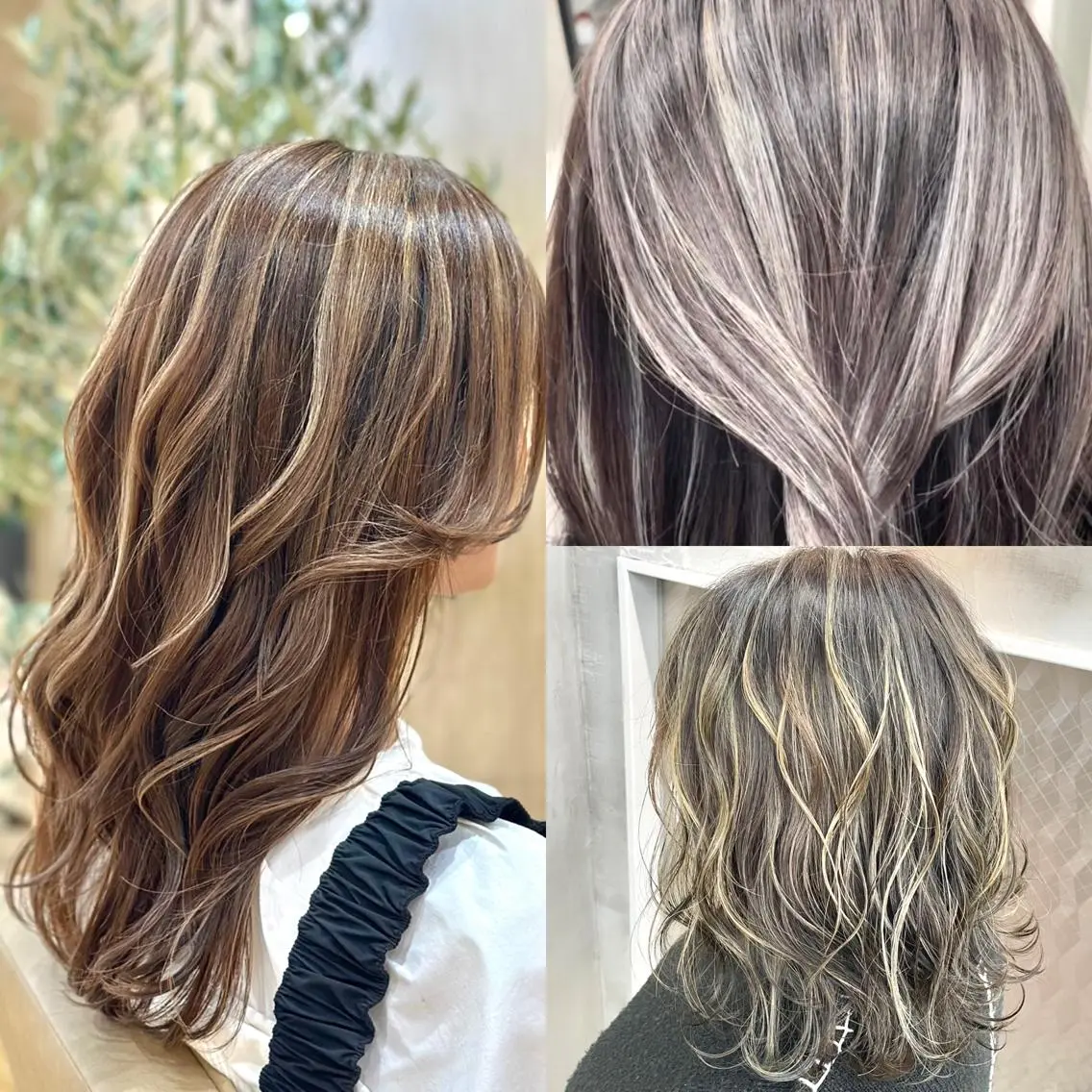 ロング ハイライト owl（オウル） Momoのヘアスタイル