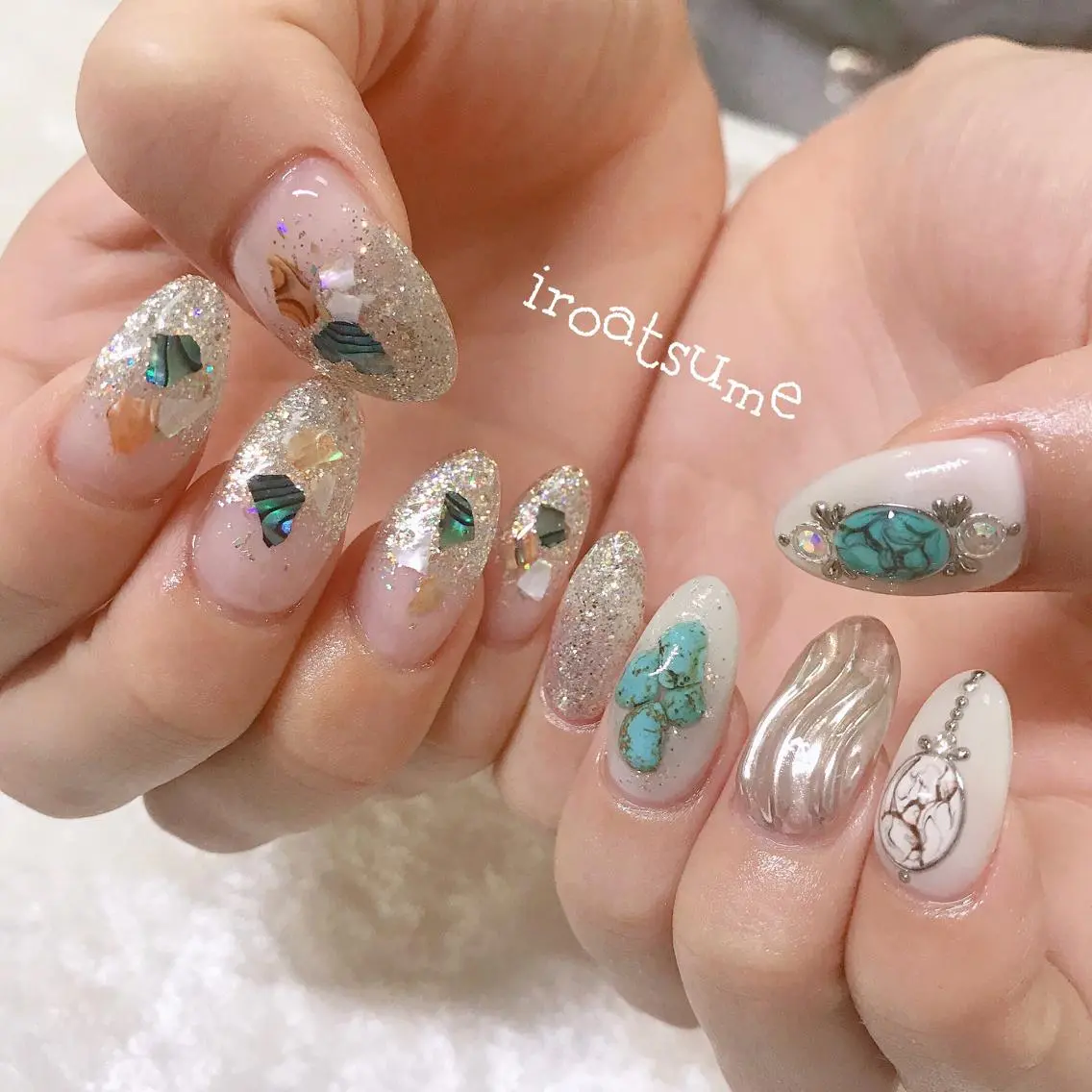 ネイル nail salon iroatsumeのネイルデザイン