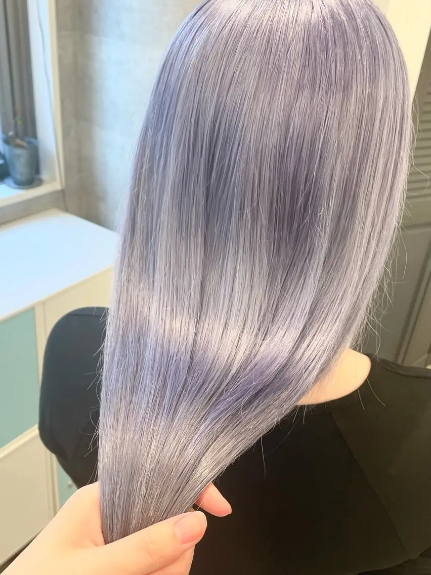 ロング ヘアカラー ♡似合わせハイトーン ♡maiのヘアスタイル