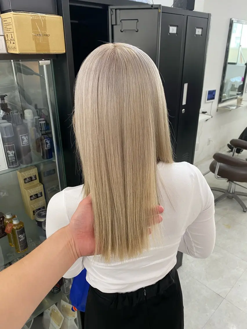 ミディアム カット ヘアカラー トリートメント 田中 翔覇のヘアスタイル