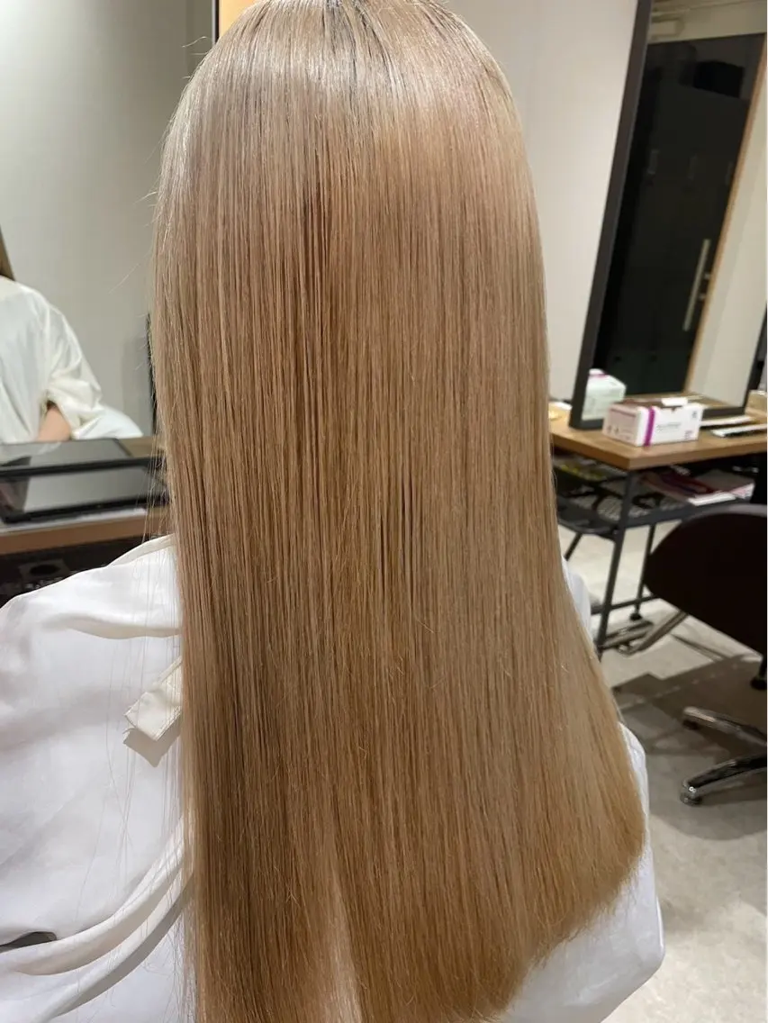 ロング トリートメント ヘッドスパ Yumi/艶髪/ 透明感カラー🤍のヘアスタイル