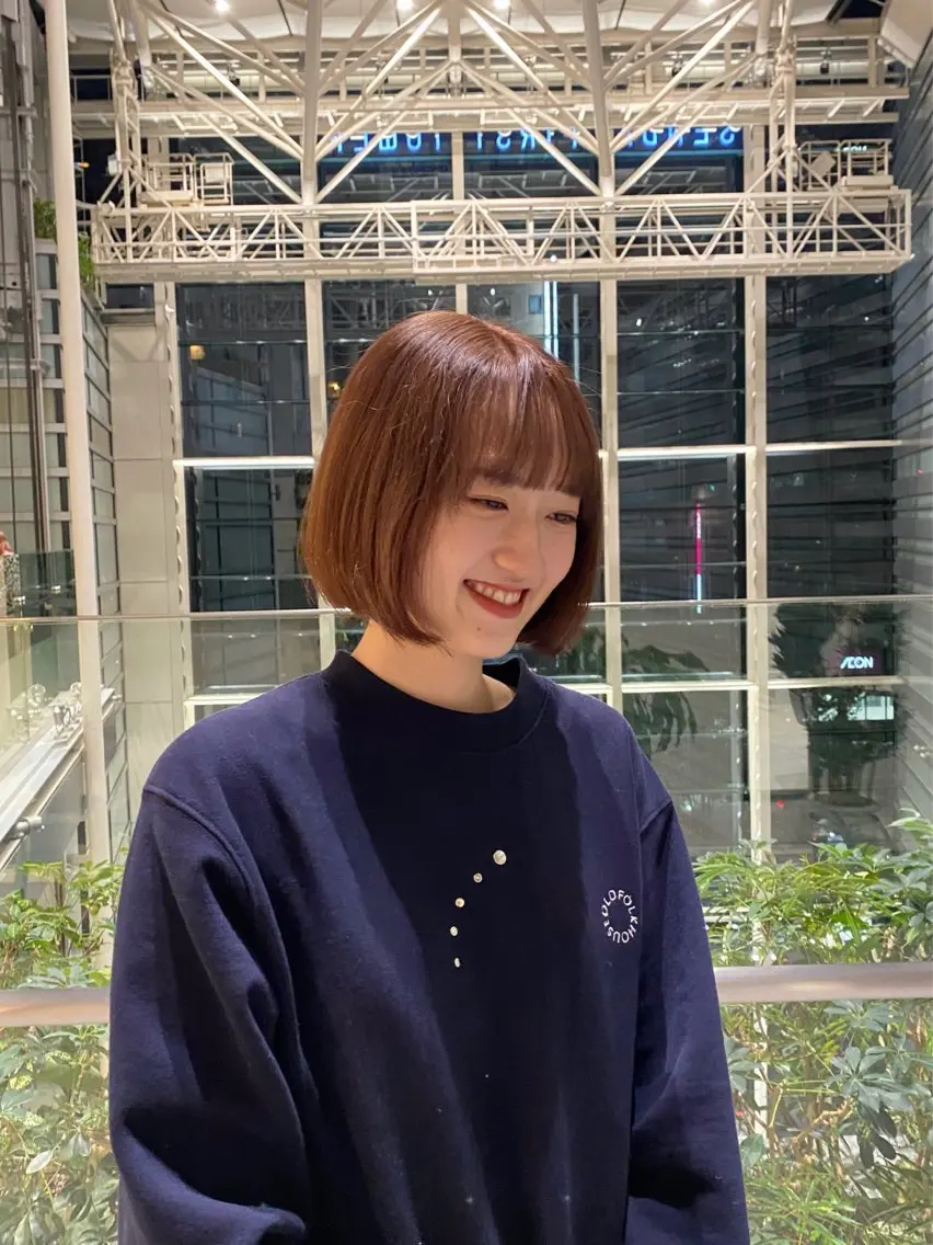 ショート カラー カット ヘアカラー トリートメント mai / linoah˚✧のヘアスタイル