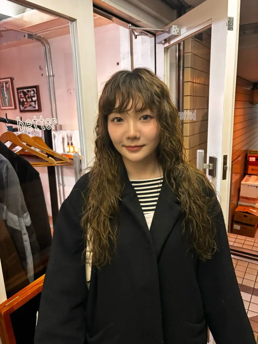 ロング パーマ カット パーマ kaito パーマ募集！🔵のヘアスタイル