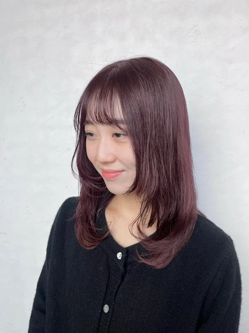 ロング 北島 遥香🫧インナ ー /ベージュカラーのヘアスタイル