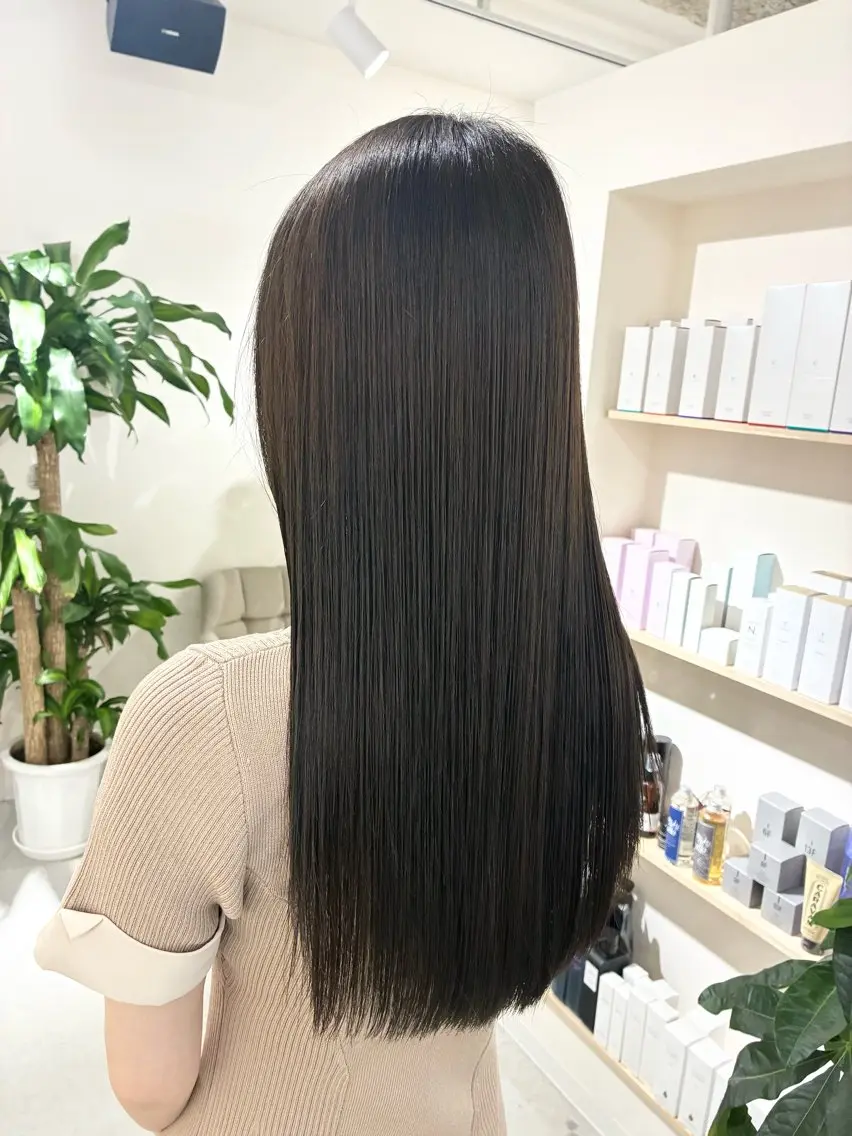 ロング 縮毛矯正 トリートメント ✨髪質改善/ attrait福岡のヘアスタイル