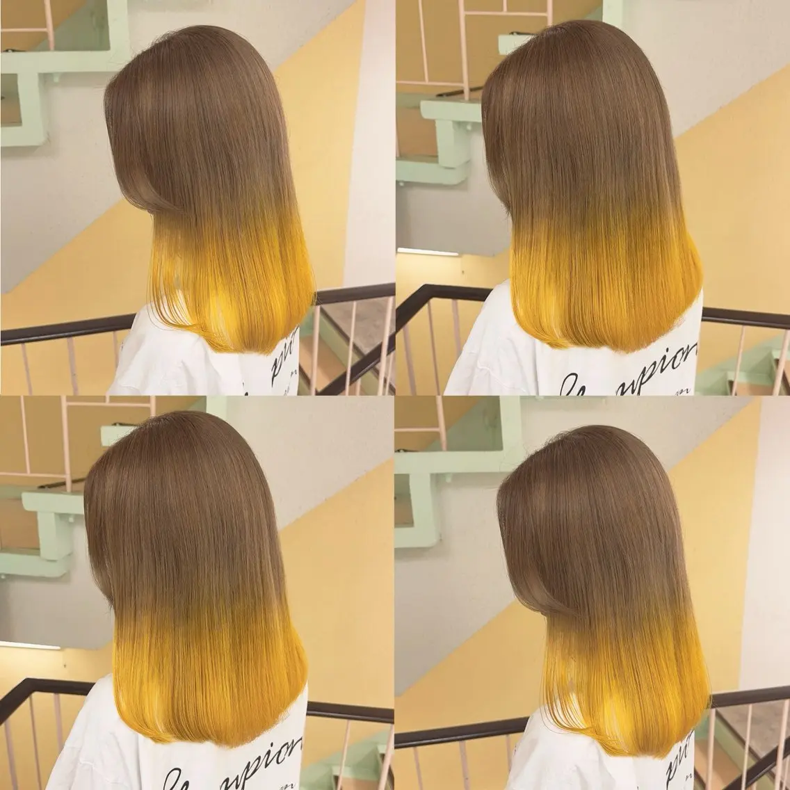 カラー ダブルカラー ヘアカラー トリートメント 渋谷:インナーカラー ／🍒エリカ🍒のヘアスタイル
