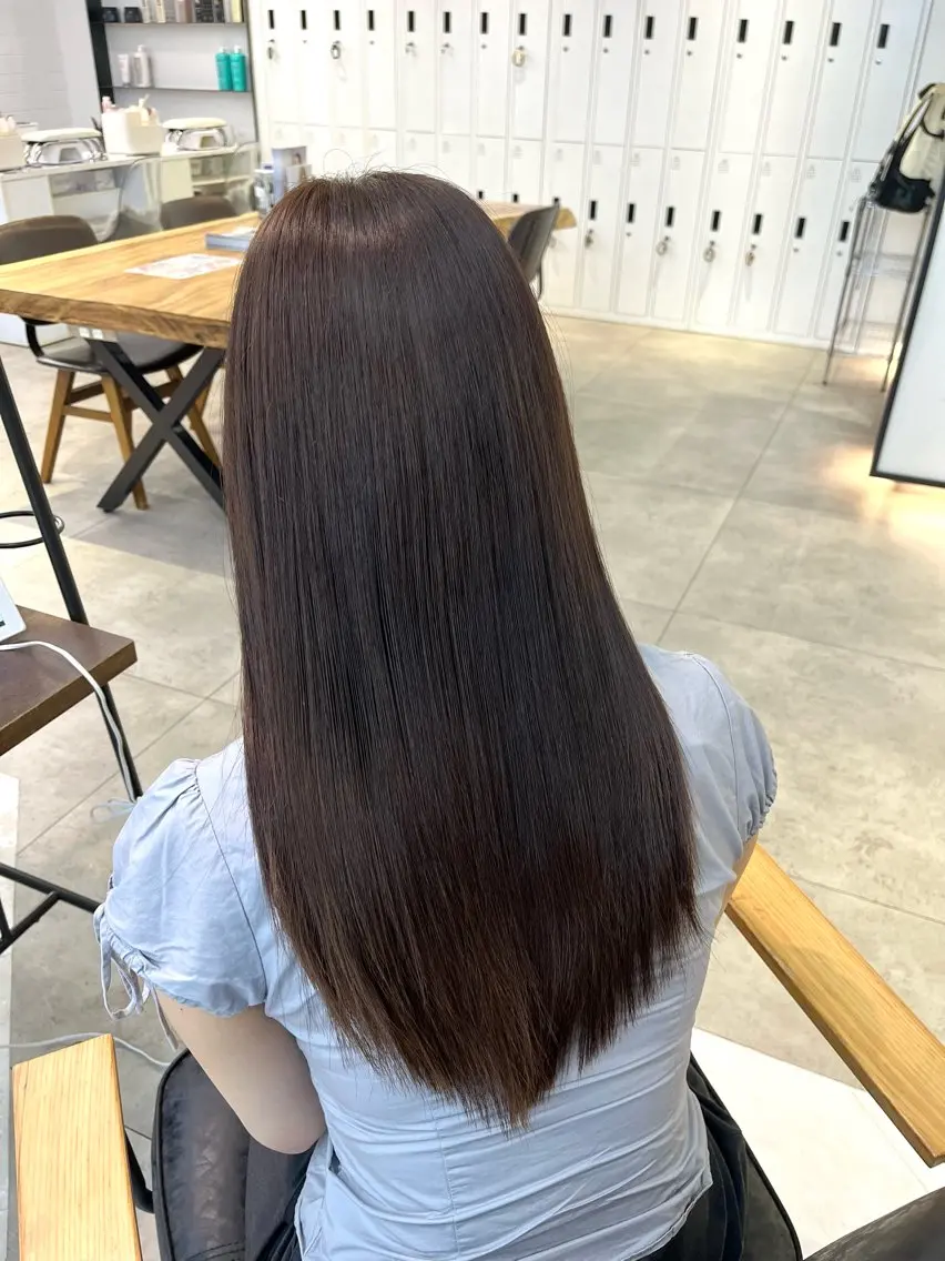 ロング カラー せりな🎀🕯️ /透明感カラーのヘアスタイル