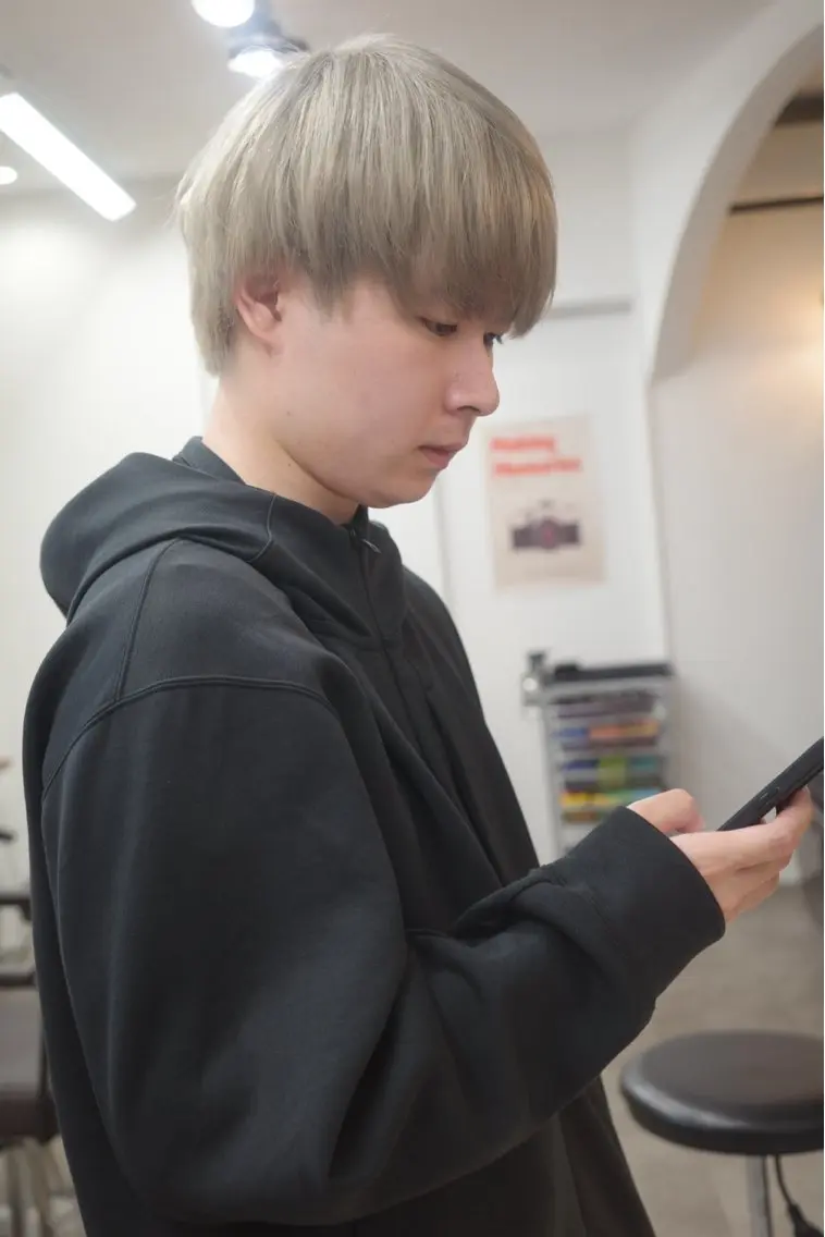 カラー メンズ Give 2nd. ✂︎山口悠人のヘアスタイル