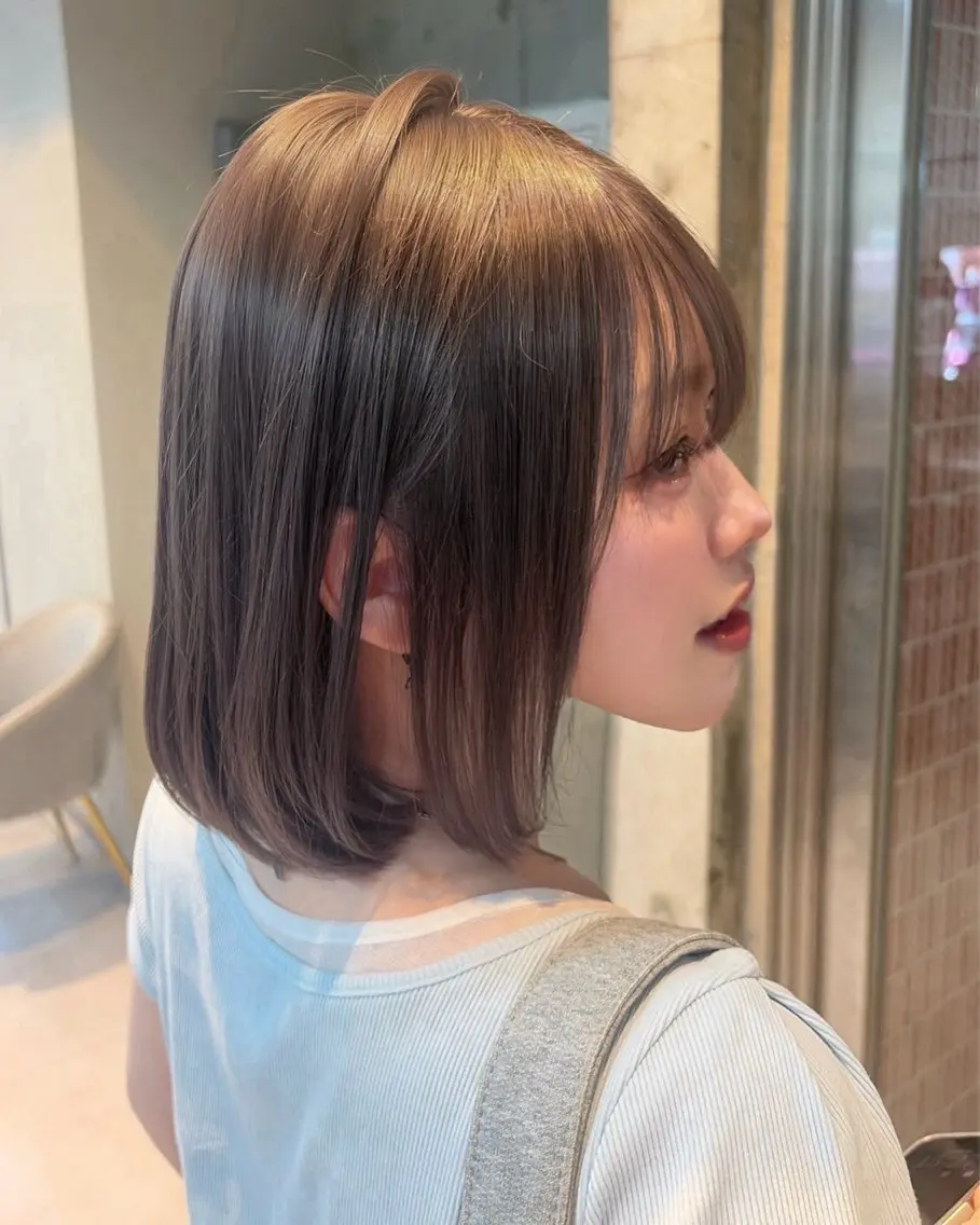 ショート カラー ヘアカラー 韓国/透明感カラー みのり 🕊️のヘアスタイル