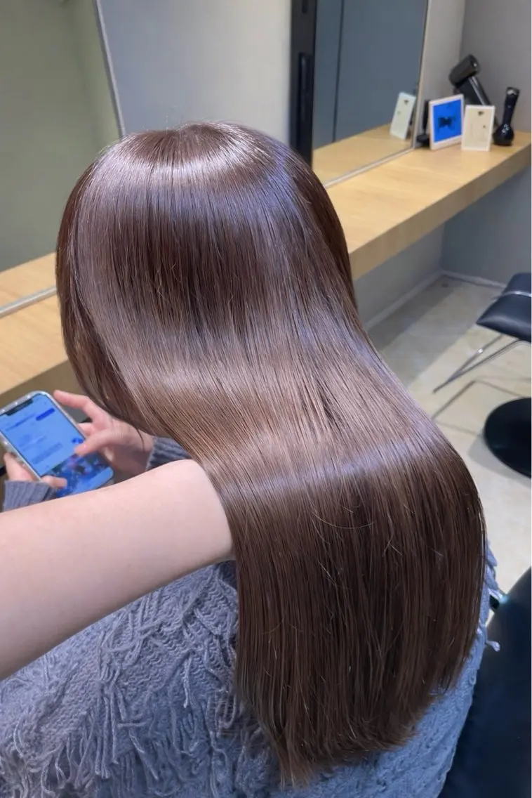 カラー 田口 純怜のヘアスタイル