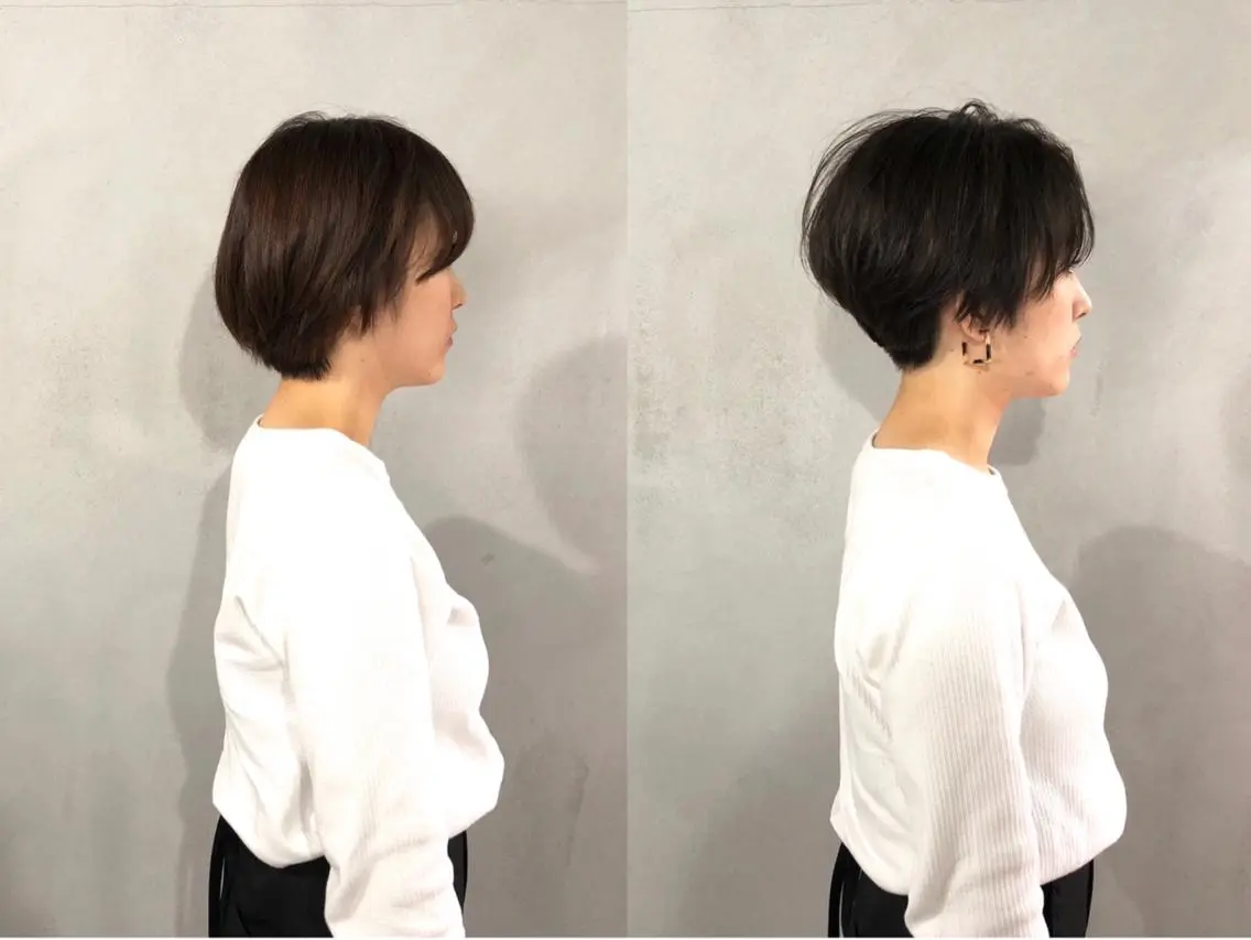 ショート カラー ショートヘア カット ヘアカラー ショート/ボブ/ 白髪染め/メンズ葛西のヘアスタイル
