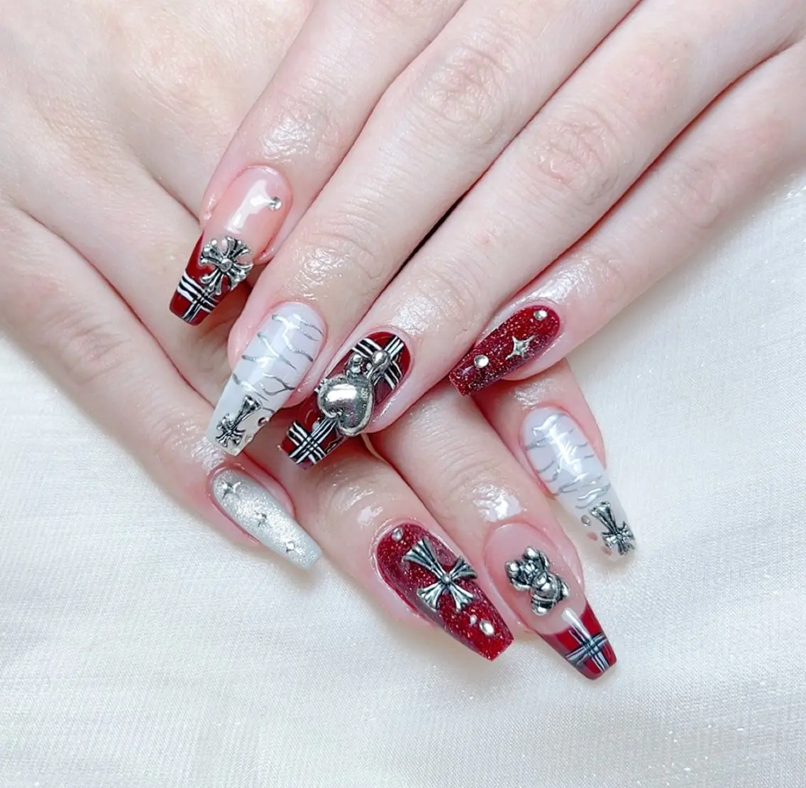 ネイル ハンドネイル M🌷nail 長さだし専門店のネイルデザイン