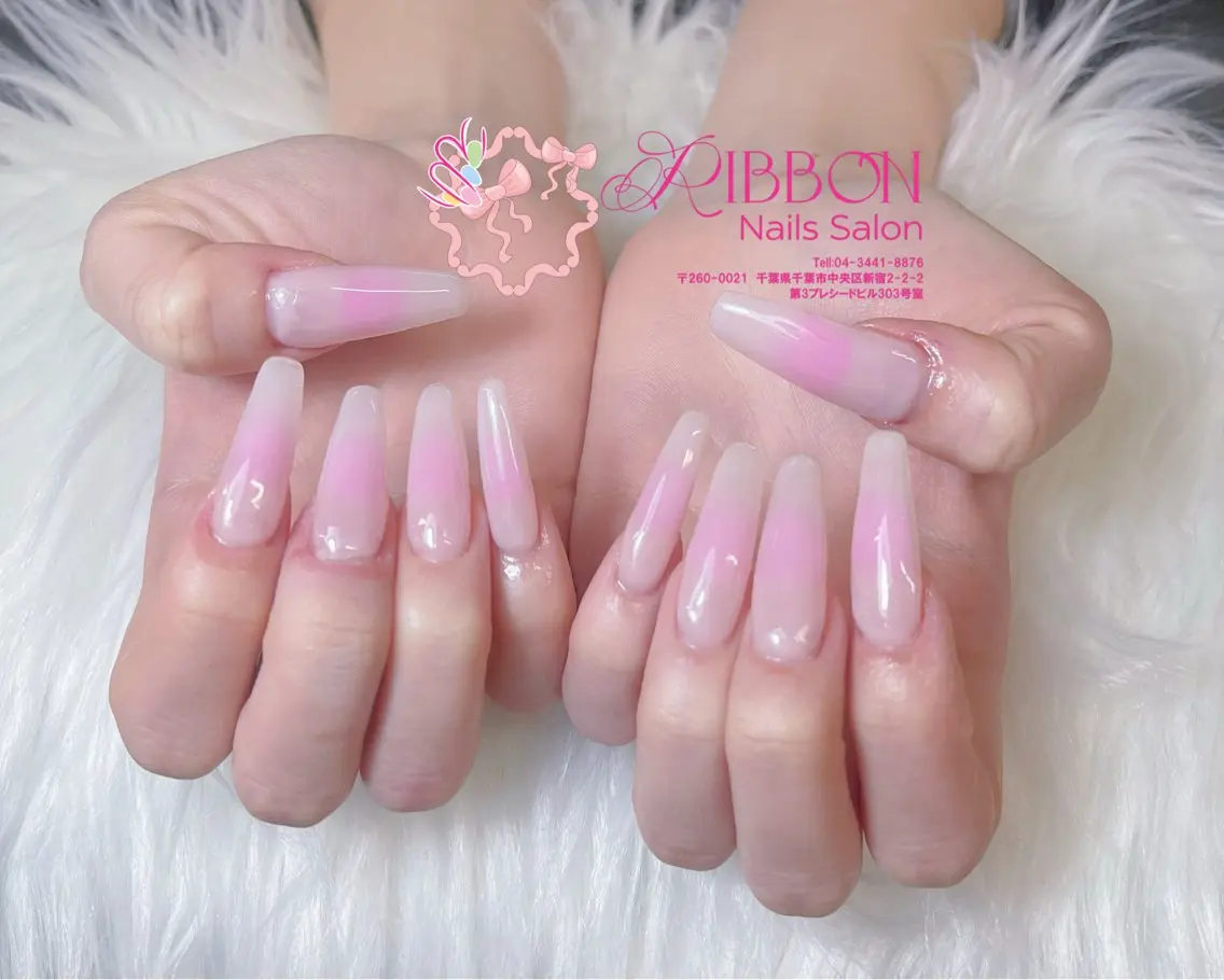 ネイル フレンチネイル ジェルネイル マグネットネイル 持ち込み ニュアンスネイル ハンドネイル Ribbonnail salonのネイルデザイン