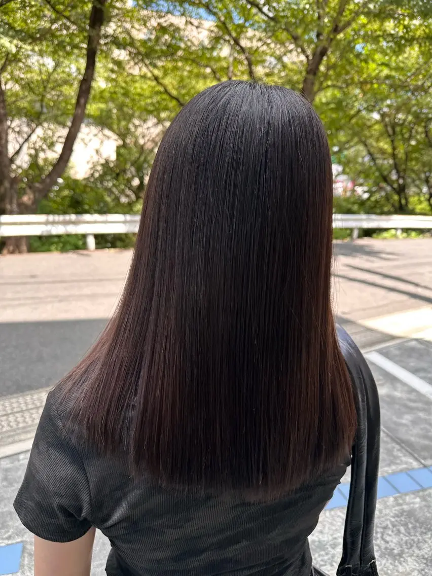 ロング パーマ 髪質改善 縮毛矯正 トリートメント 酸熱トリートメント ストレートパーマ 縮毛矯正 CLALA瀬田店 やまもとまさたかのヘアスタイル