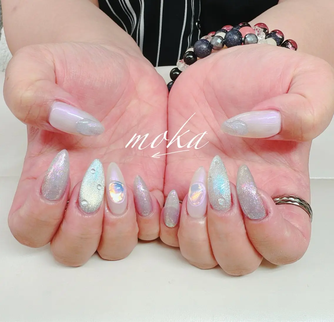 ネイル ハンドネイル フットネイル ハンドケア 胡蝶蘭レディースサロ ンNailMOKAのネイルデザイン