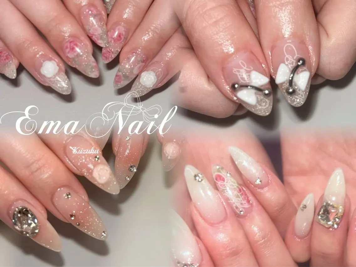ネイル ハンドネイル EmaNail🎀 Haaruのネイルデザイン