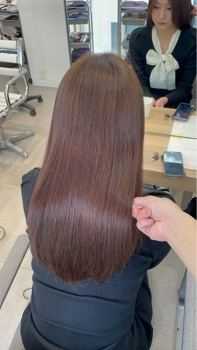 ロング パーマ ✨髪質改善✨美髪 矯正🫧小泉のヘアスタイル