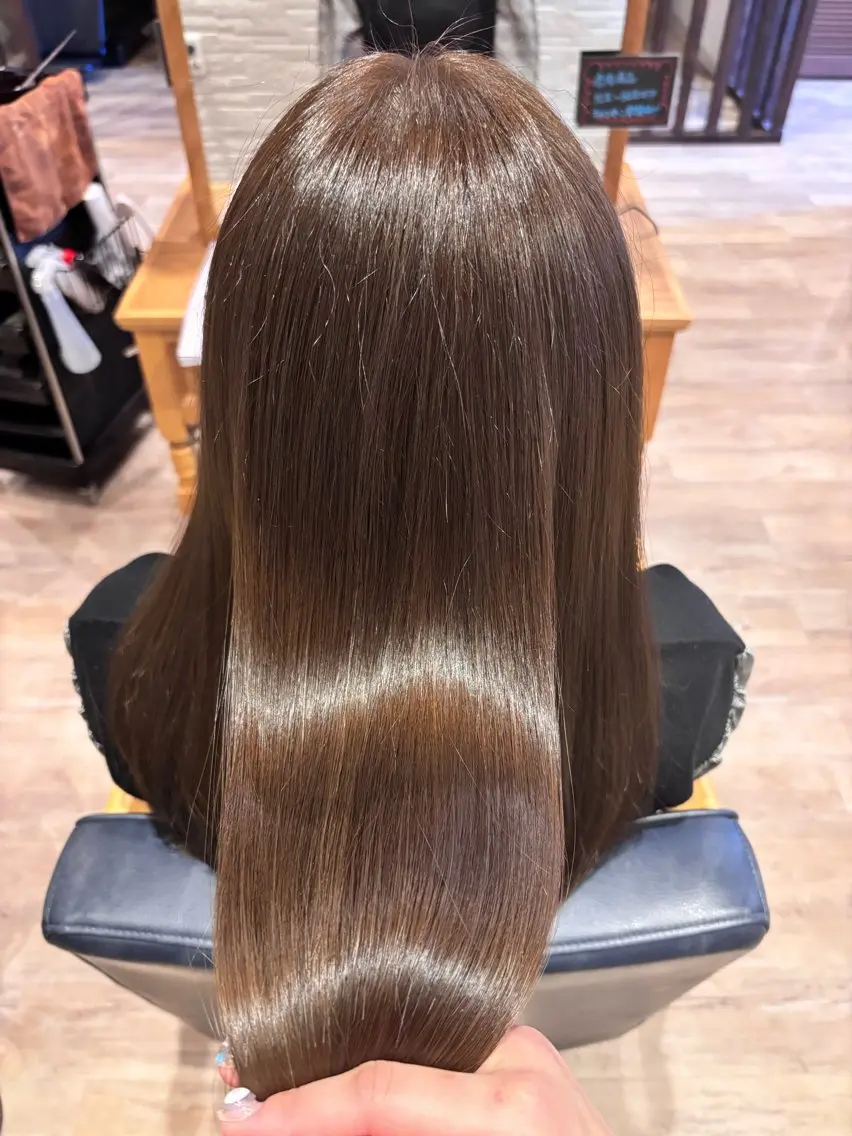 🍑ご新規様限定🍑｜カラー＋艶トリートメント✨《シン・つるぴカラー》💖の写真