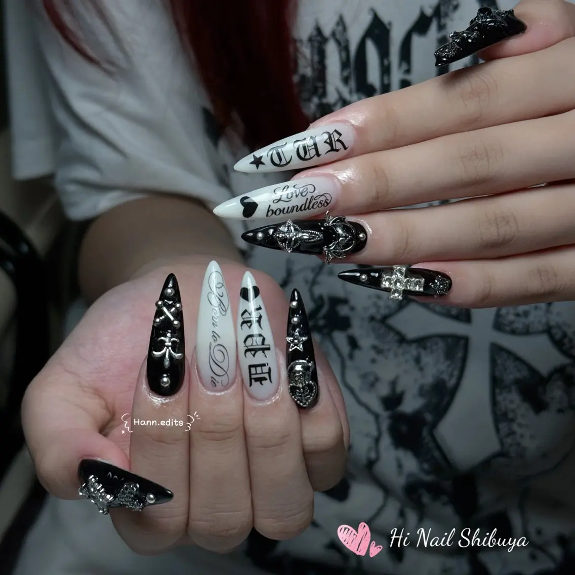 セミロング ハンドネイル Hi Nail Shibuyaのネイルデザイン