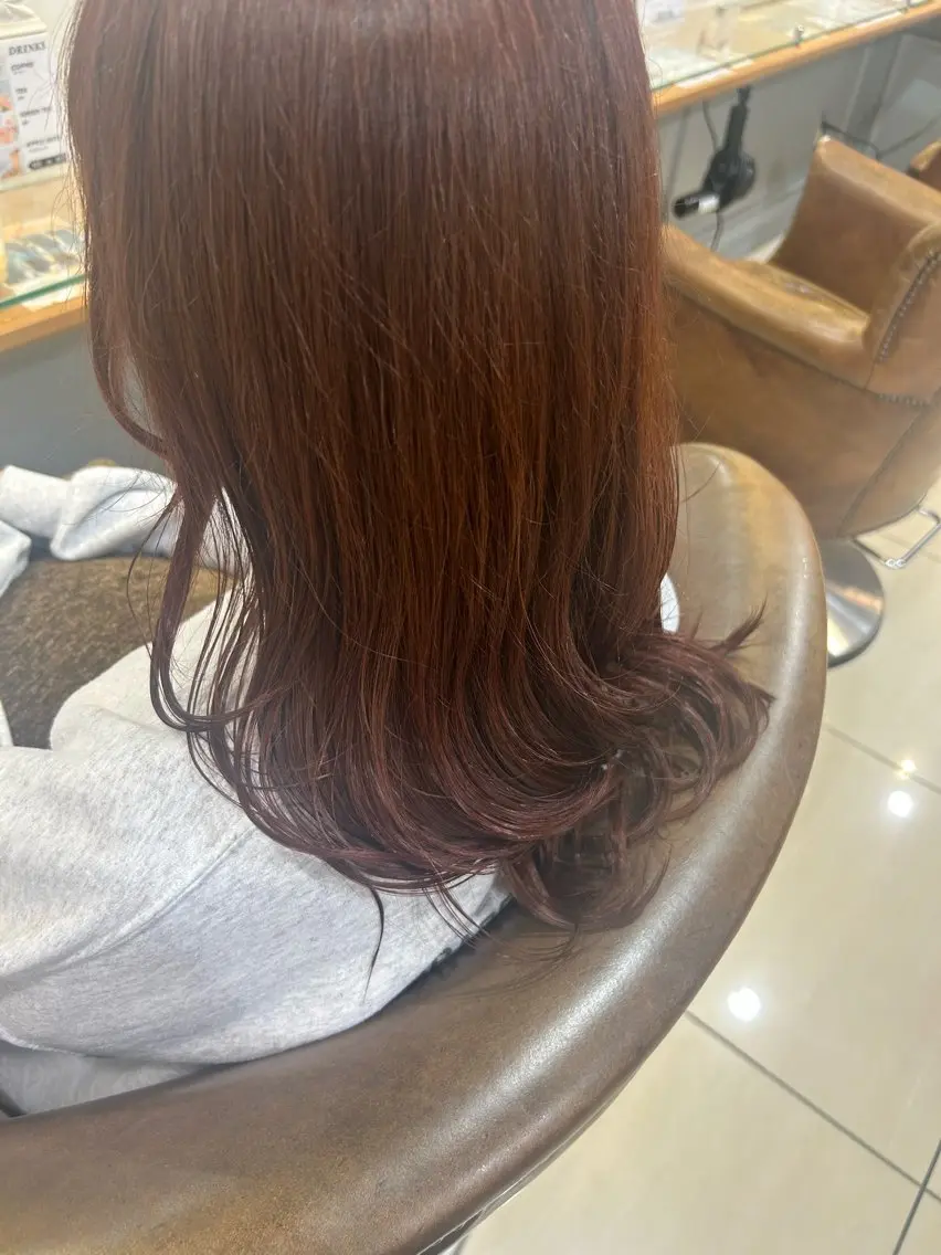 セミロング 韓国ヘアー🇰🇷 MIWAのヘアスタイル