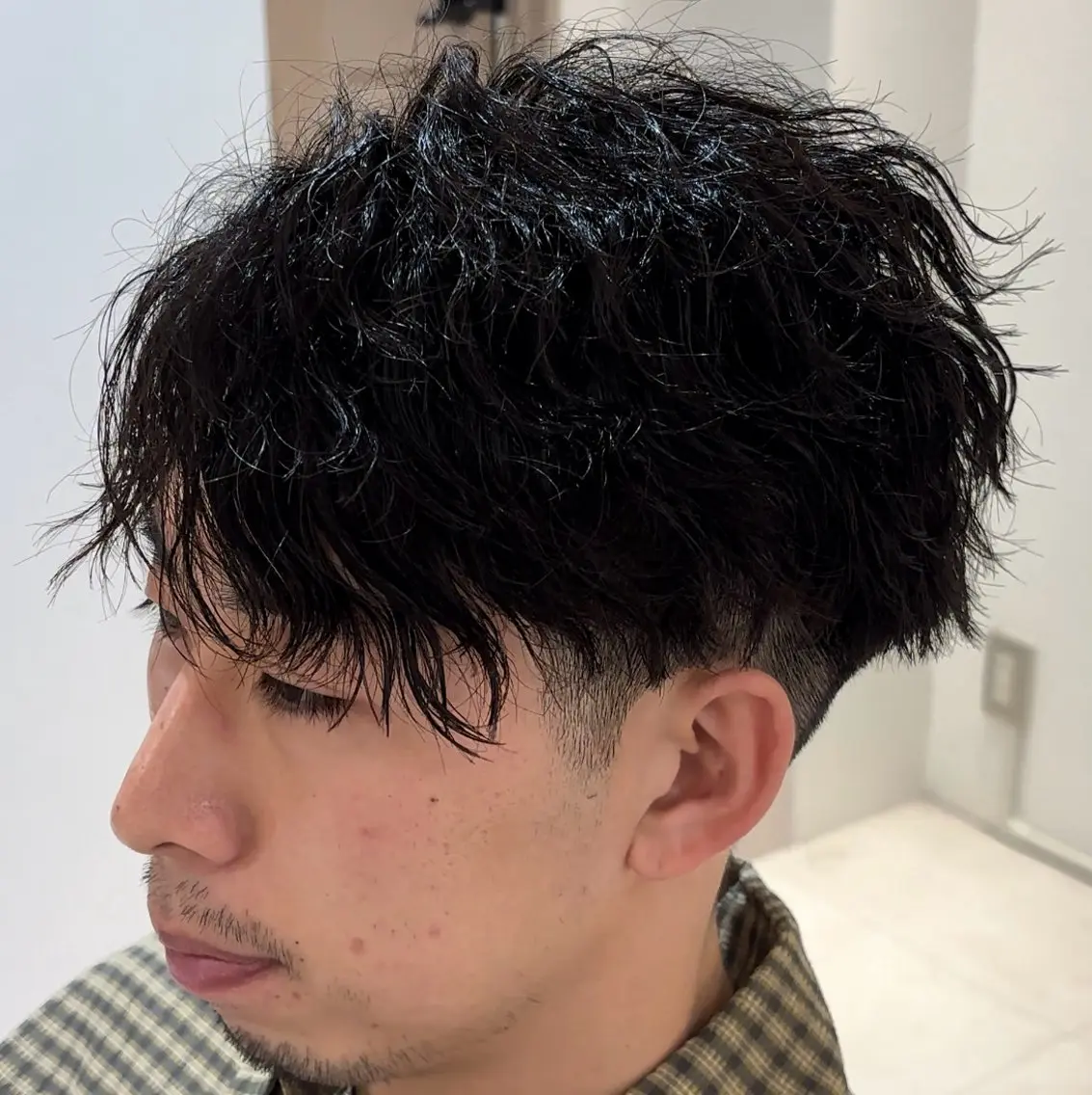 パーマ メンズ メンズパーマ メンズパーマ美容師 りゅうせいのヘアスタイル