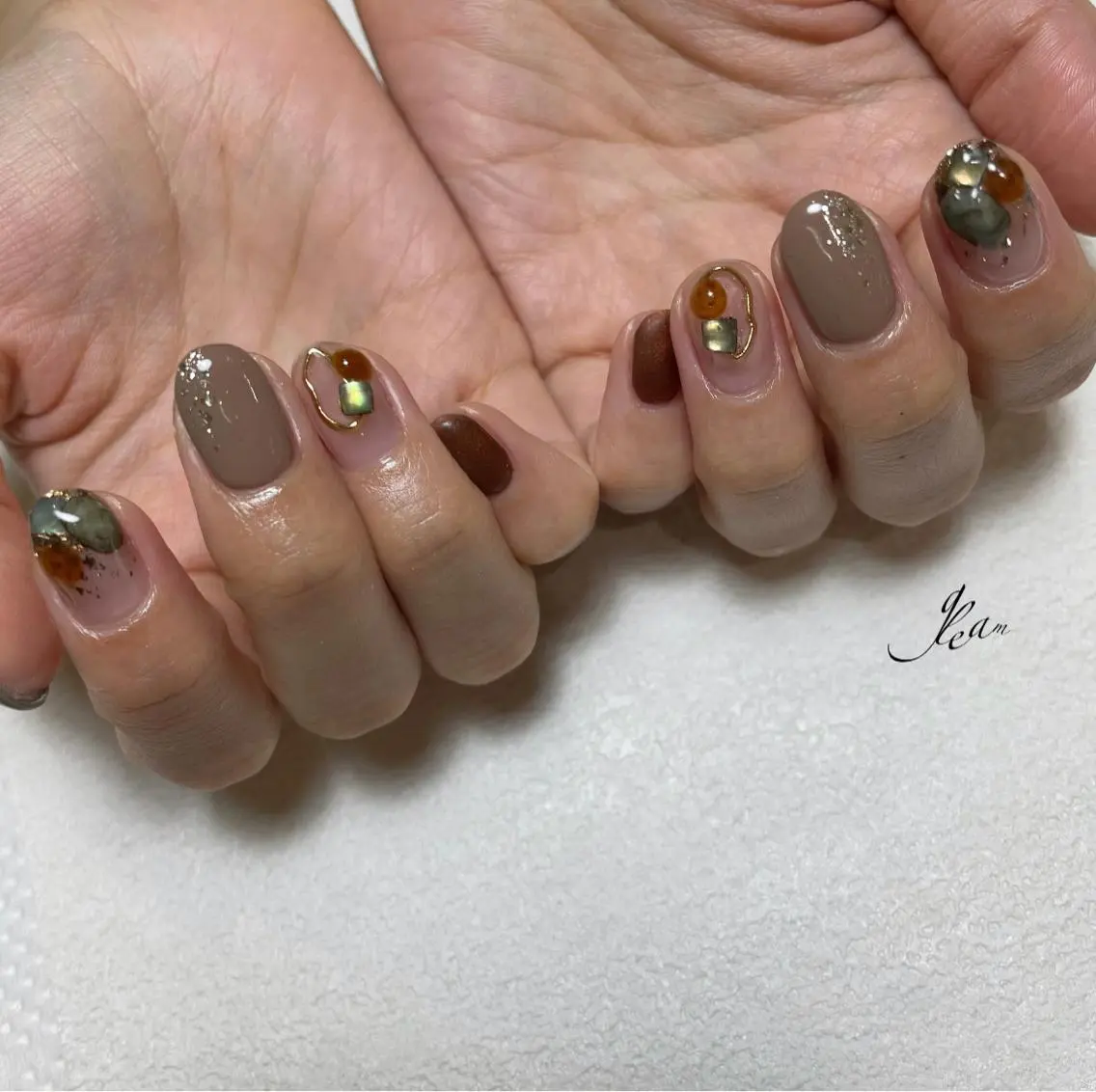 ネイル ハンドネイル gleam✴︎ sayakaのネイルデザイン