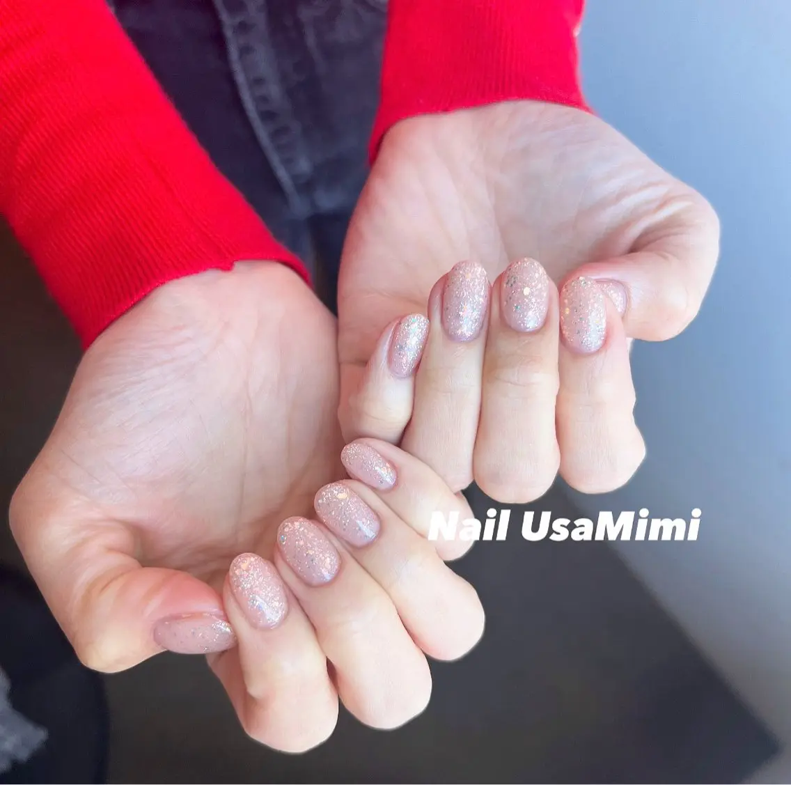 ネイル ジェルネイル 韓国ネイル マグネットネイル 持ち込み ワンカラーネイル 本町NailUsa Mimi RIKOのネイルデザイン