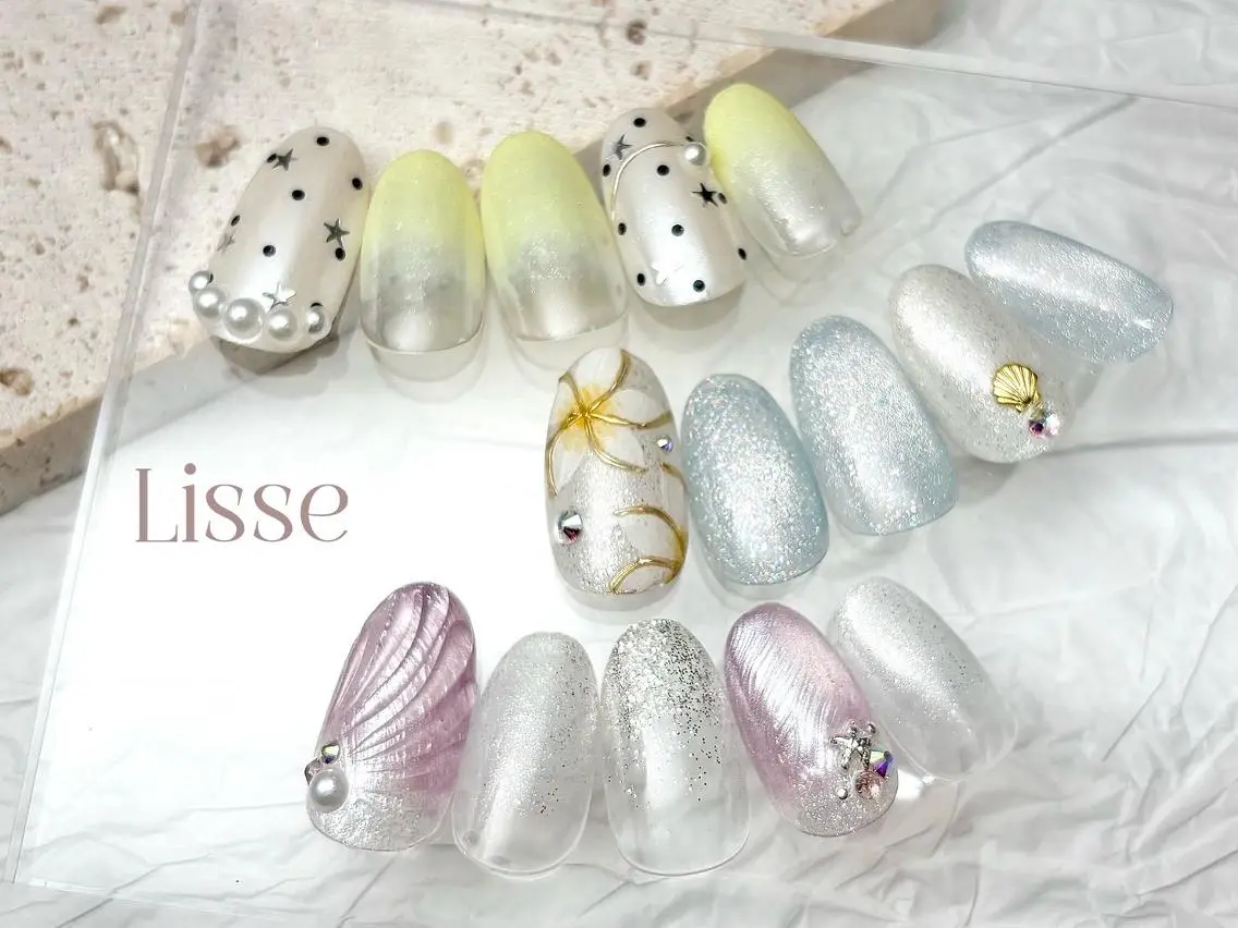 ネイル ハンドネイル Lisse 銀座 Takagiのネイルデザイン