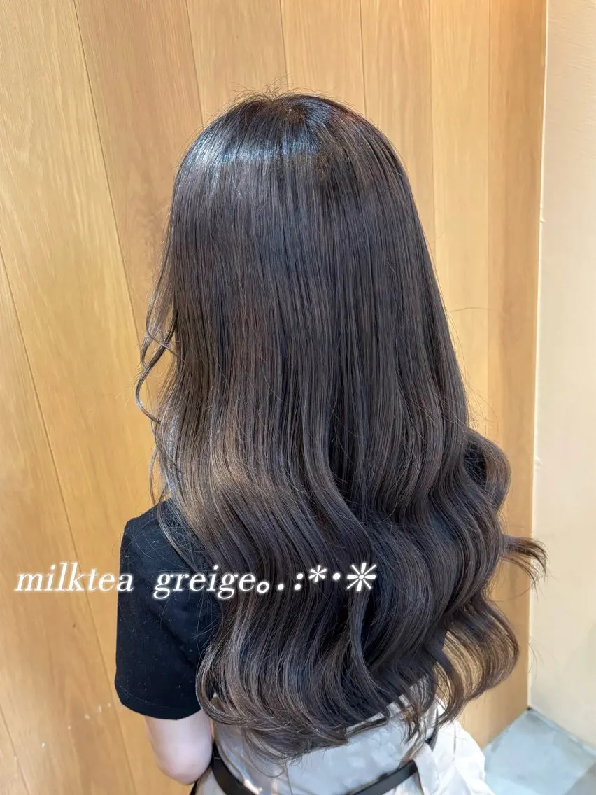 カラー ヘアカラー 波多野 聖のヘアスタイル