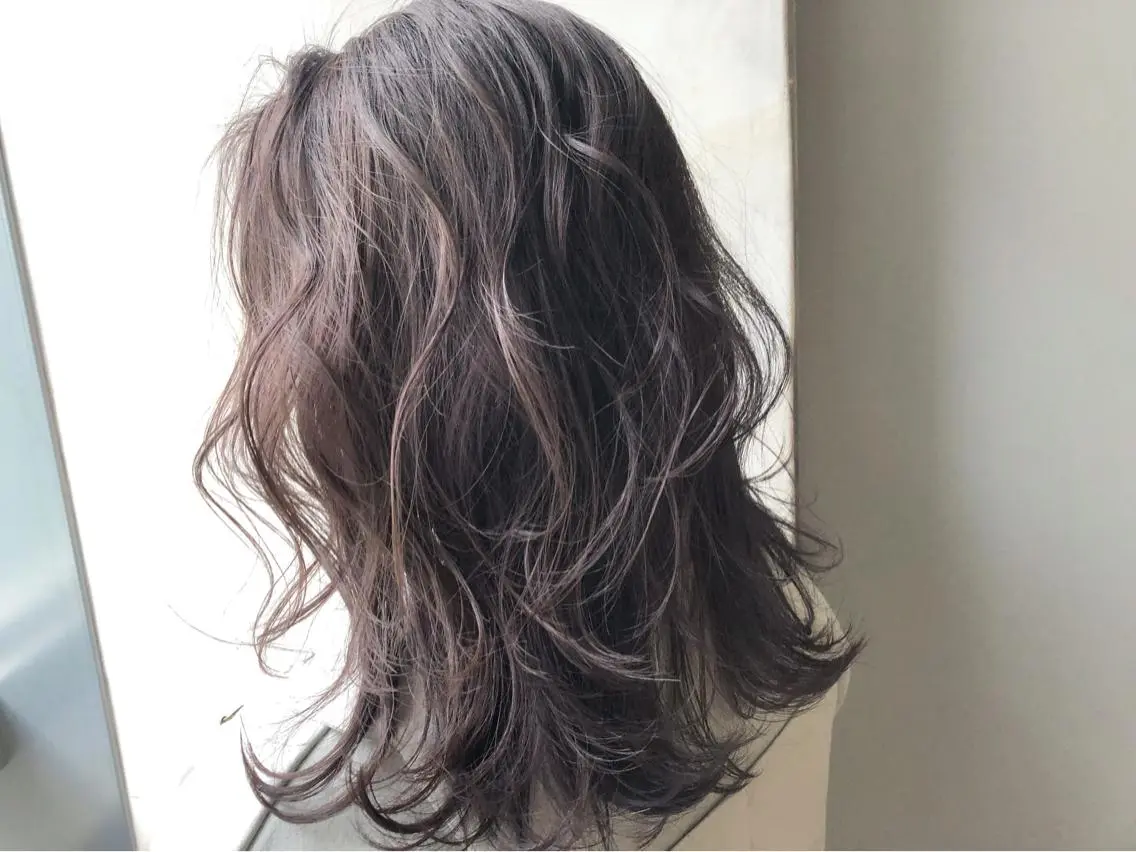 ミディアム カラー クドウレイ fifth神南のヘアスタイル