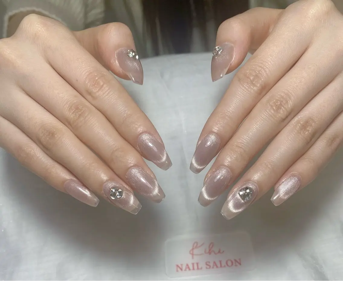 ネイル アートネイル フレンチネイル ジェルネイル グラデーション 韓国ネイル Nail Salon kihi大塚店のネイルデザイン