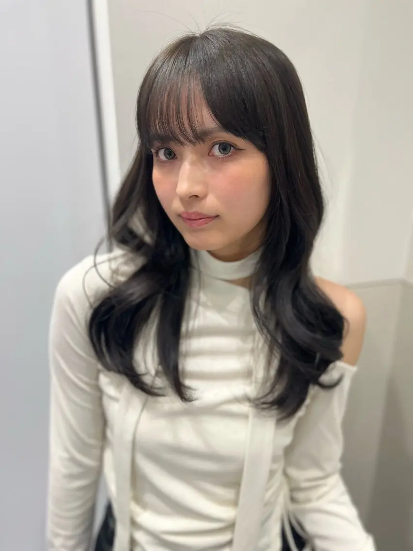 セミロング 🤍ちなみ 🤍のヘアスタイル