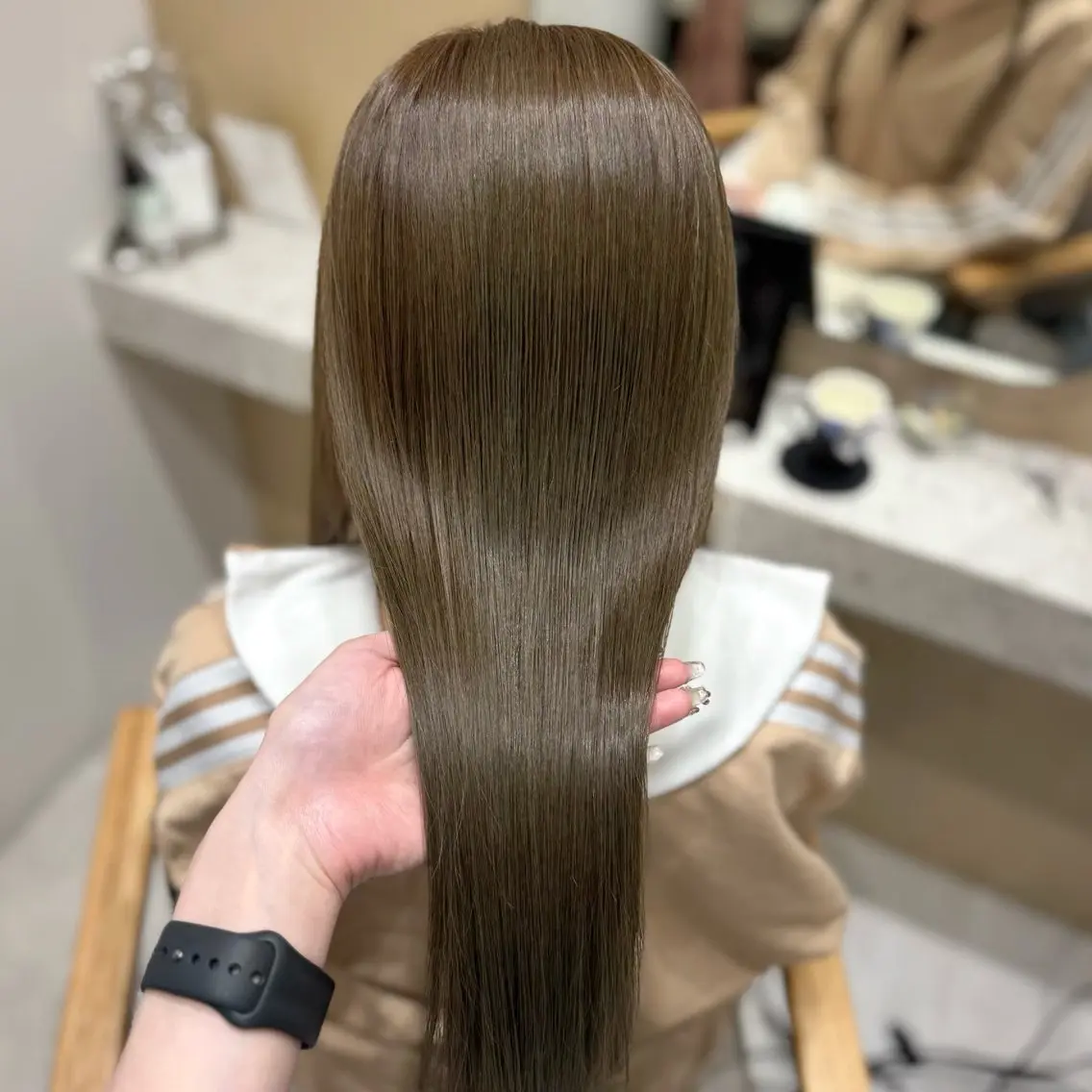セミロング カラー カット ヘアカラー トリートメント 🌜美髪矯正/艶髪 /ボブ/こころ🌛のヘアスタイル
