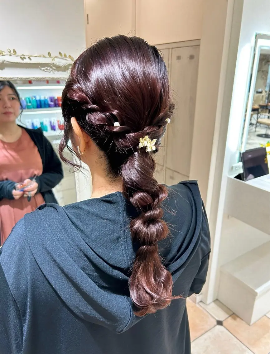 ヘアアレンジ ヘアアレンジ /カラー和田茉日琉のヘアスタイル