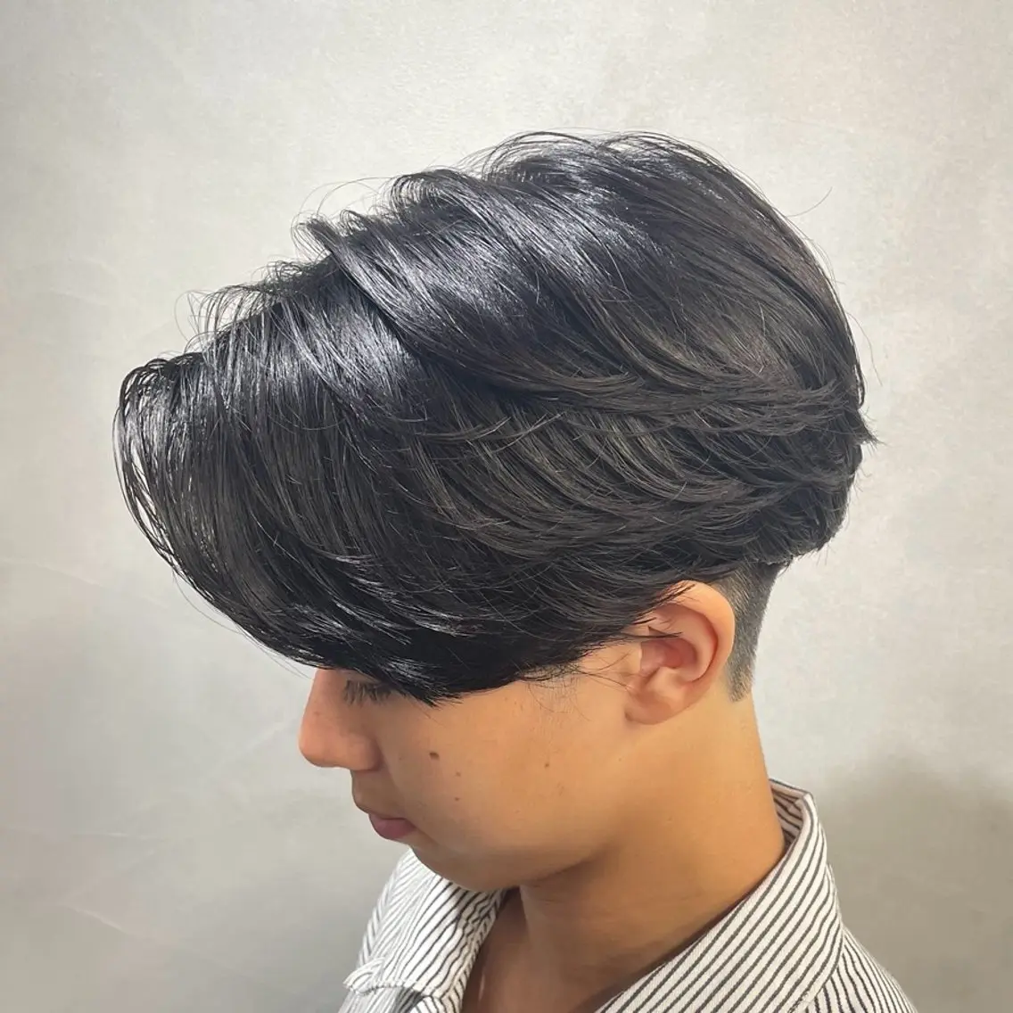 ミディアム パーマ ヘアアレンジ メンズ fifth 石川 凪のヘアスタイル