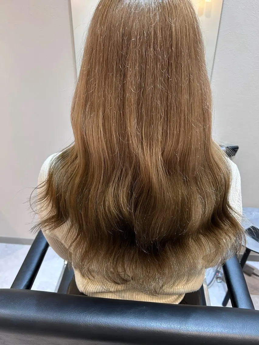 特別価格💕　カット✂️＋ケアブリーチ💛＋フルカラー🌈＋マスクトリートメント🫧の写真