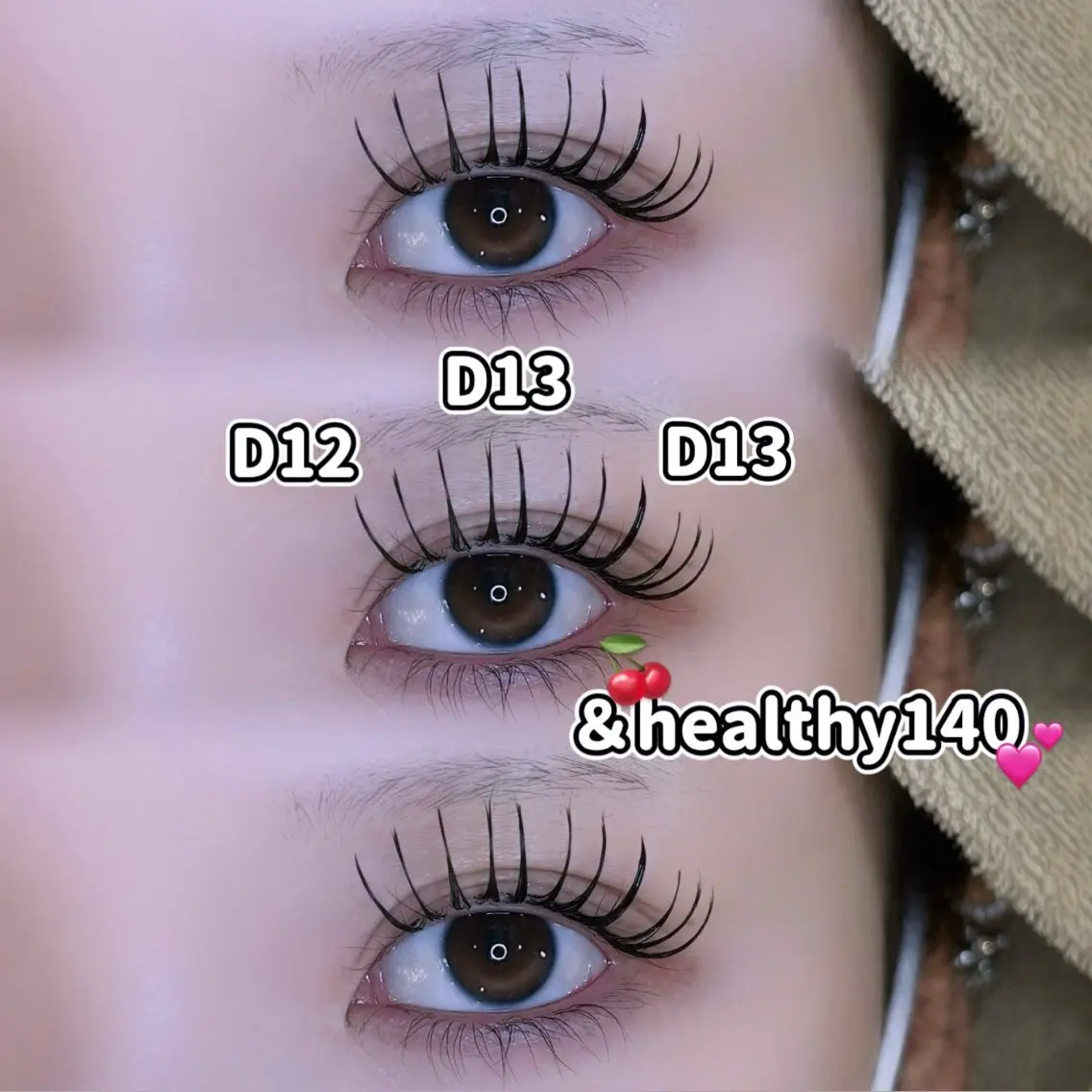 【&Healthyモデル】フラットラッシュ100本×まつ毛パーマ※オフありの場合メッセージお願いしますの写真