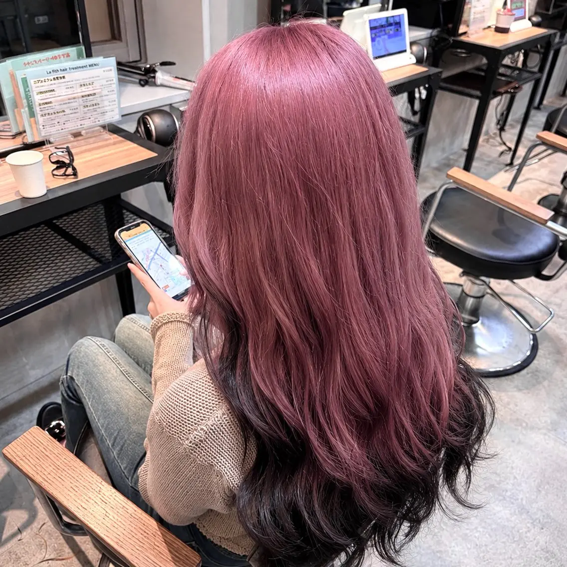 ロング カット ヘアカラー 🎀ゆい /yui🎀のヘアスタイル