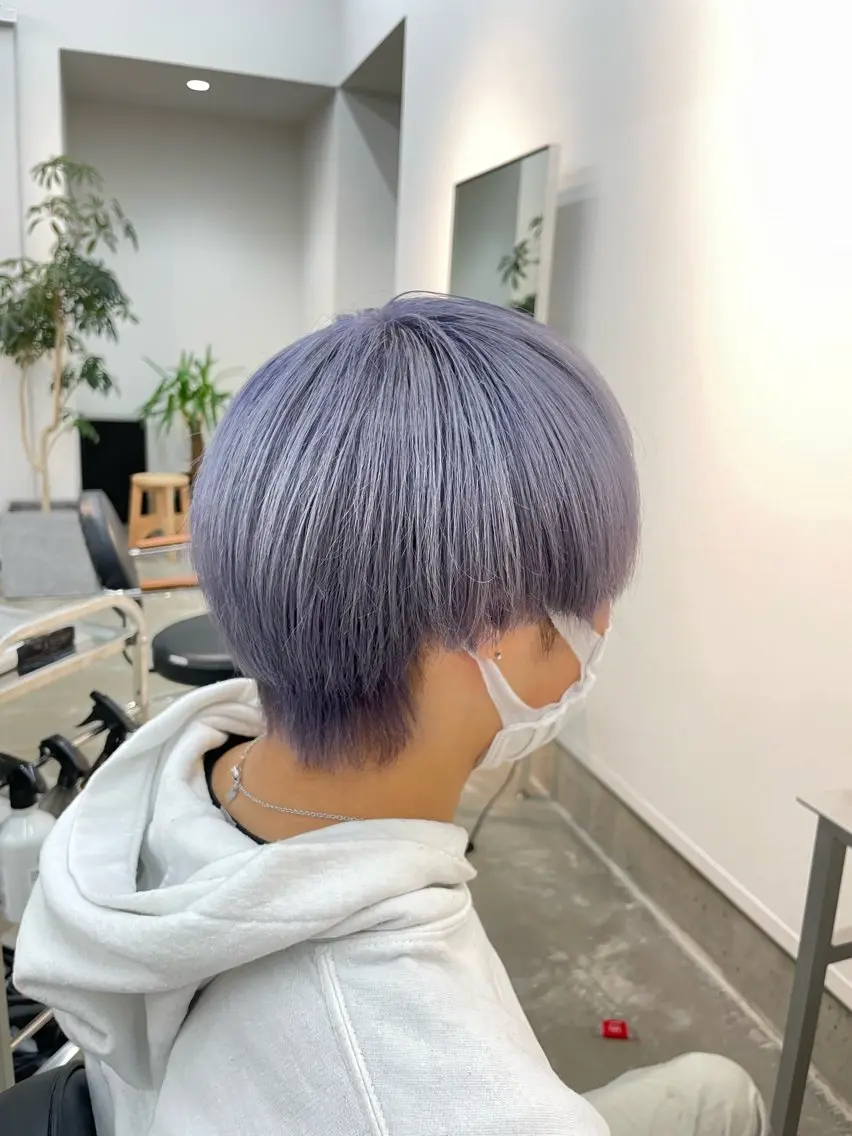 カラー ヘアカラー トリートメント Yuito/カラー/ ブリーチ/ストレートのヘアスタイル