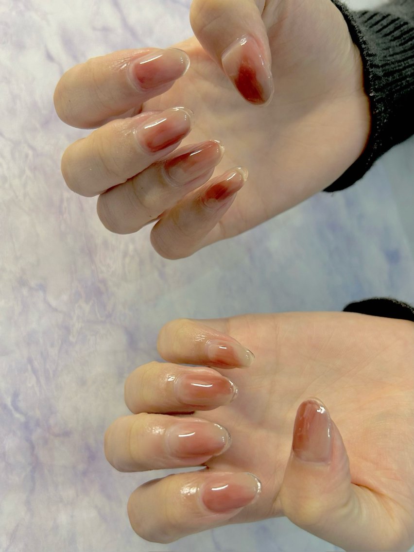 ネイル クリアネイル フレンチネイル ニュアンスネイル MYu Beauty Salon YURIのネイルデザイン