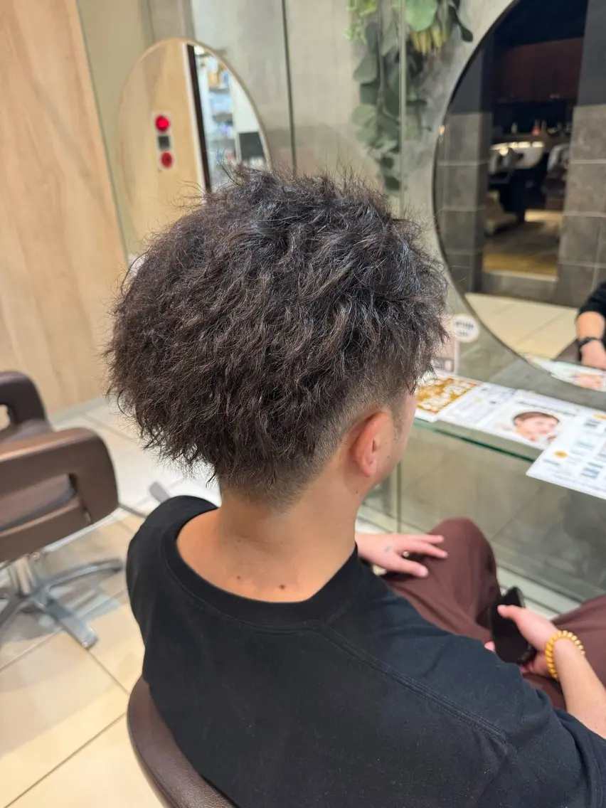 【スタイリングも簡単に✨】　　　　　　　　　　　　💫カット＋パーマ（スタイリング込み）の写真