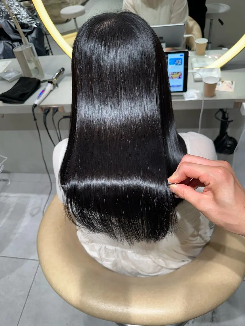 ロング カット トリートメント 《髪質改善✖️オリー ブ🧸》小嶋拓也のヘアスタイル
