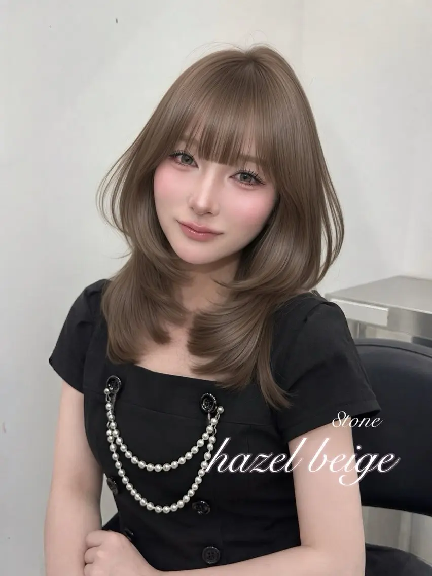 ロング カラー ヘアカラー ヘアセット 上品モテヘア🩶 karen🩶のヘアスタイル