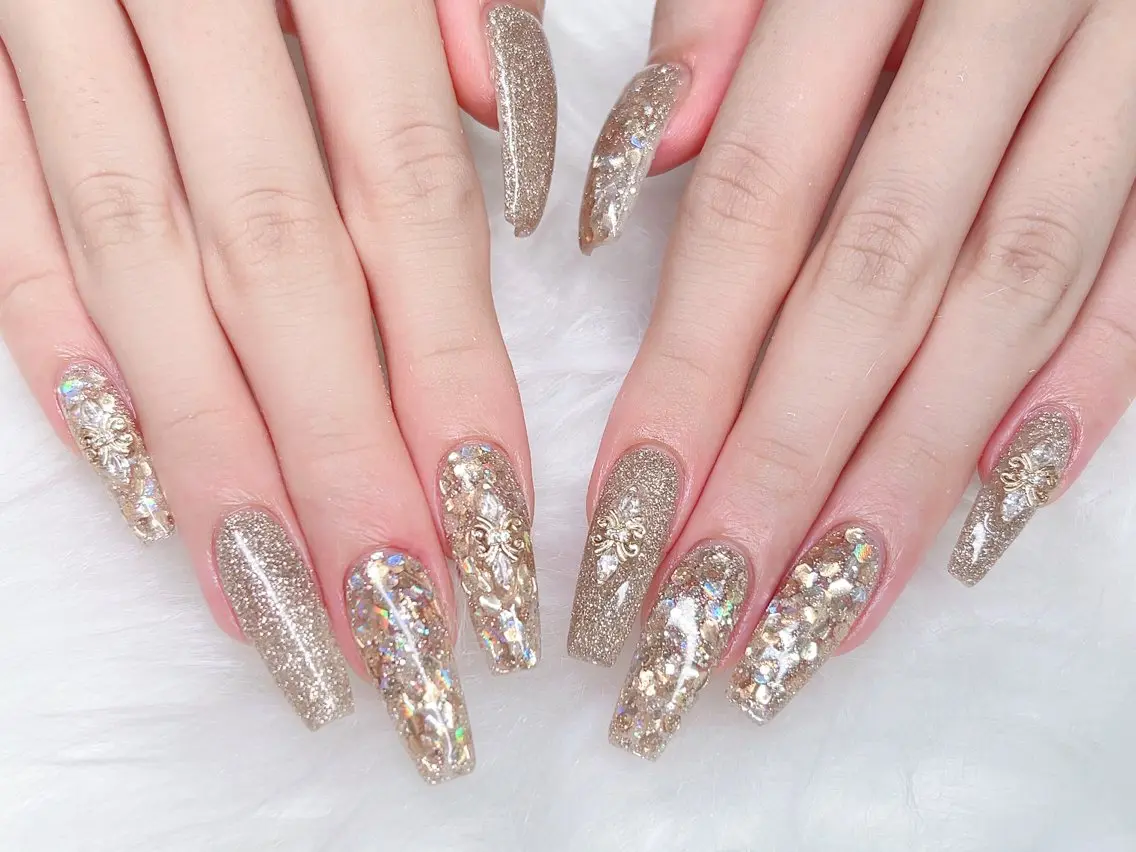 ネイル ハンドネイル M 🌷Nail 長さだし専門店のネイルデザイン