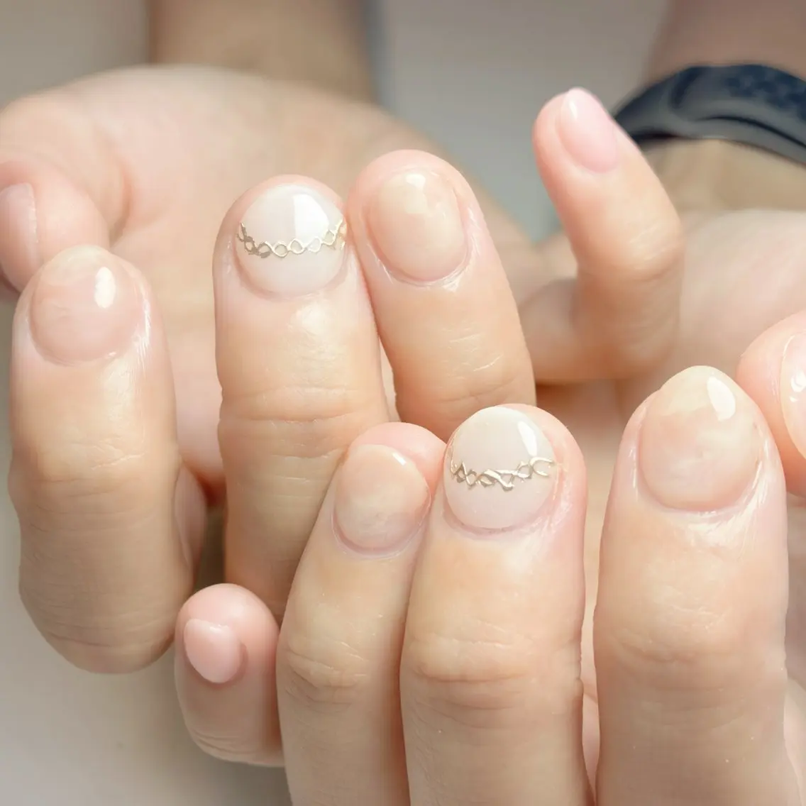 ネイル フットネイル 氷ネイル・うるうるネイル マグネットネイル ニュアンスネイル シンプルネイル ハンドネイル nail salon anoneのネイルデザイン
